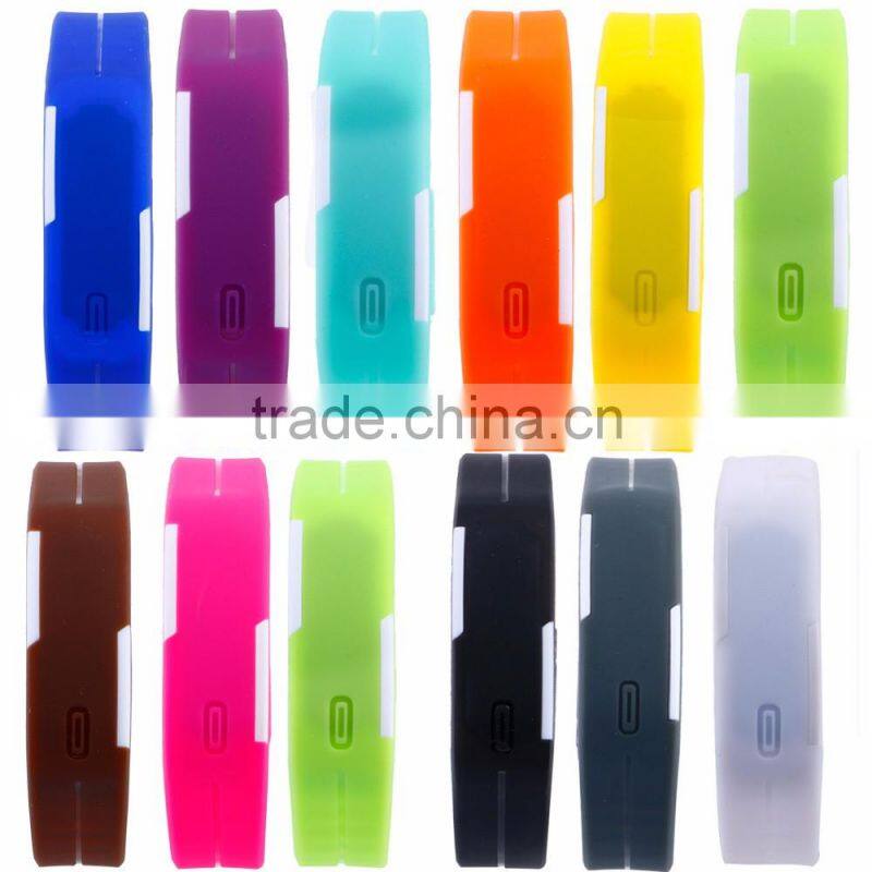Xianjain Customized Logo Colorful Jelly Silicon Rubber Watch for Girl and boy