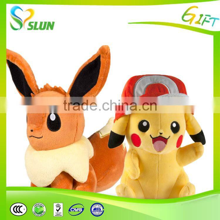 china toy factory pokemon go plush child toy