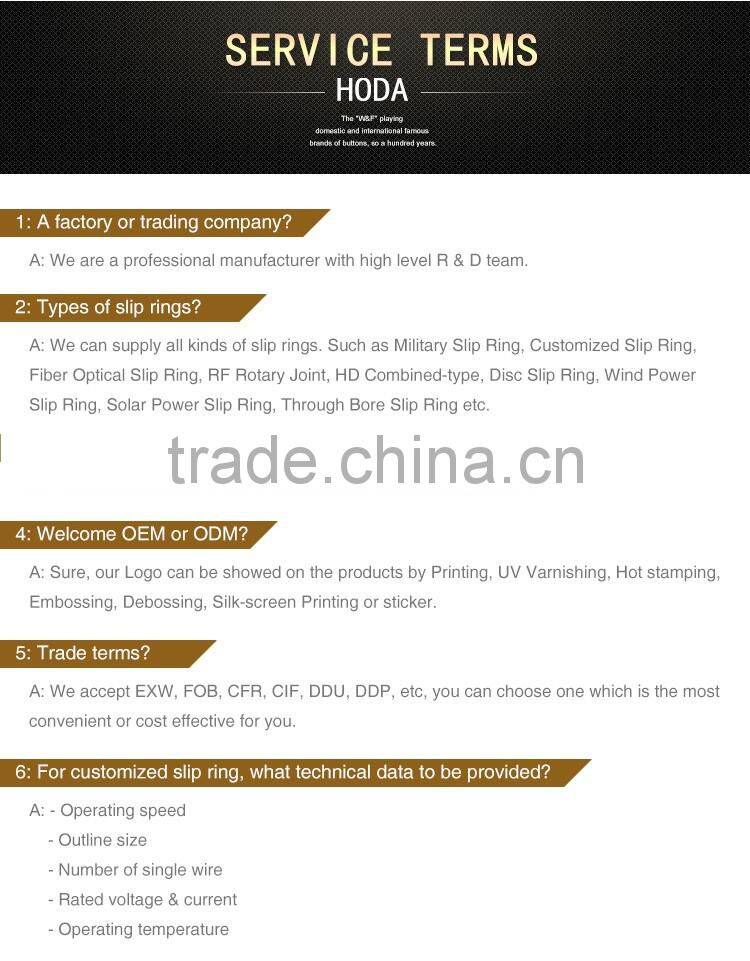 Electrical ROHS Slip Ring Set for wholesale