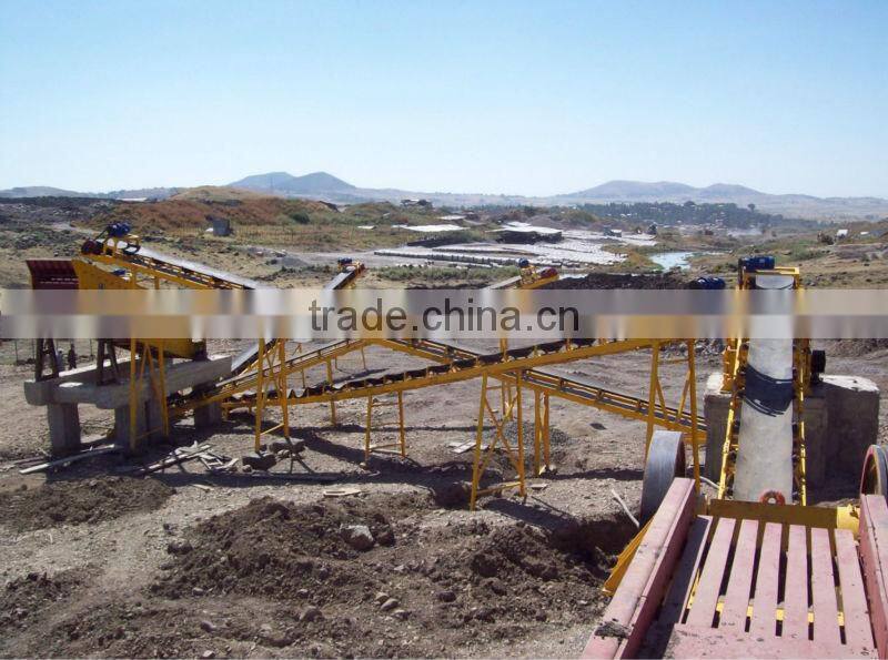 High efficiency brush belt cleaner for conveyor