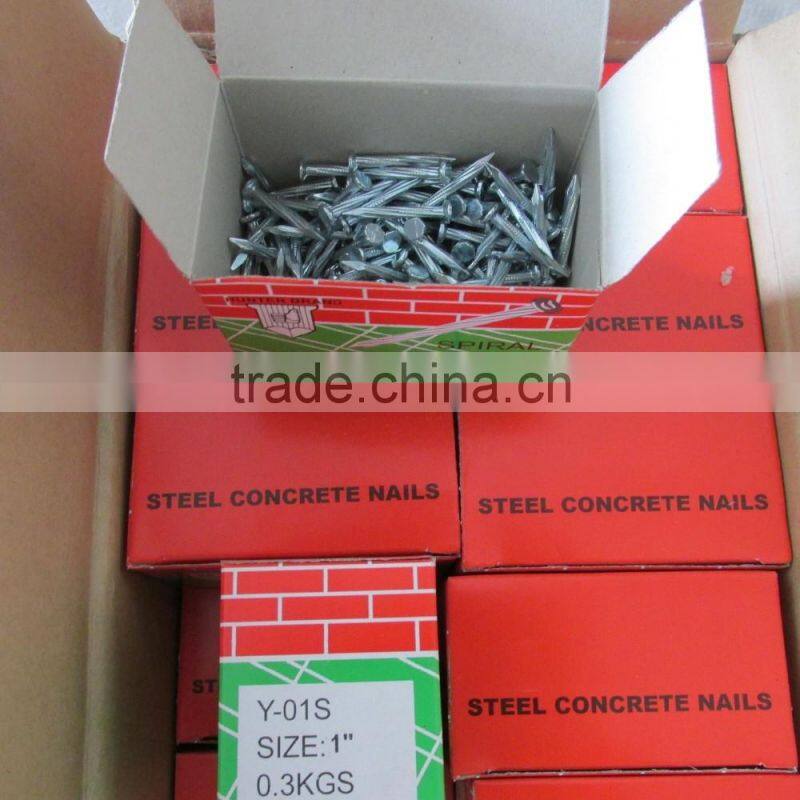 galvanized concrete nails, cement nail supplier, concrete wall nails
