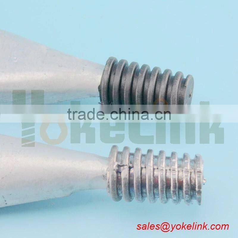 Electric accessories high low voltage steel pole top pin /spindle