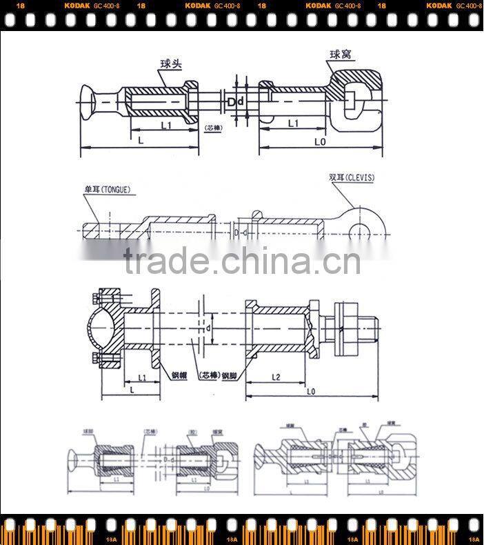 china supplies OEM Railway Casting Parts