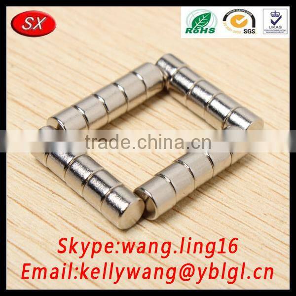 Dongguan Supplier Custom Bar Magnet, Round Shape Metal Magnets