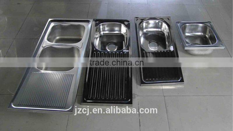 JZ-364 80x43 export Indonesia single bowl single tray stainless steel kitchen sink