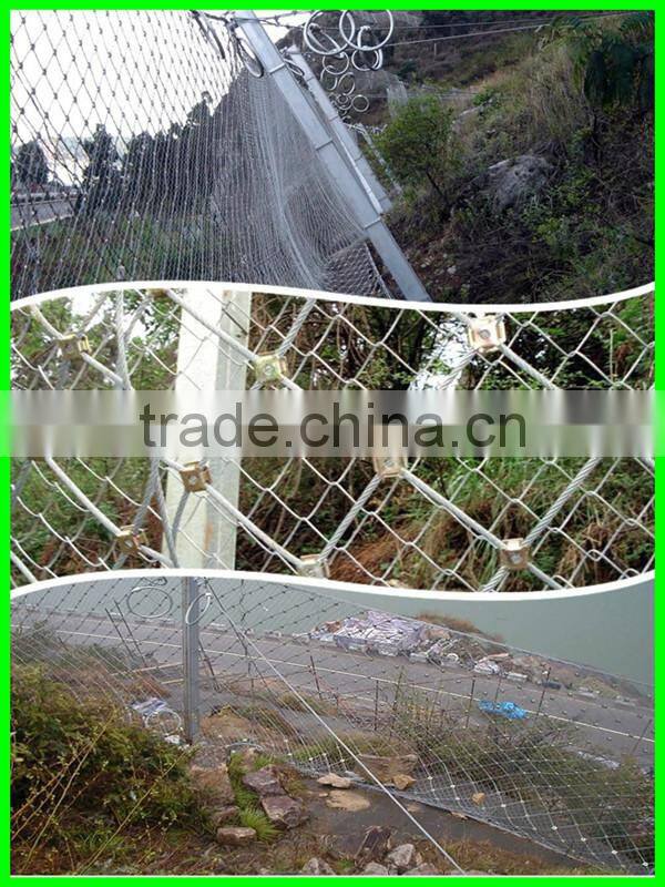 High strength SNS slope protection netting