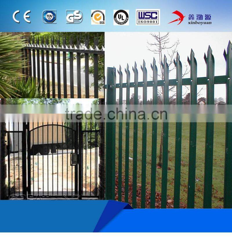 wrought iron welded picket mesh fence
