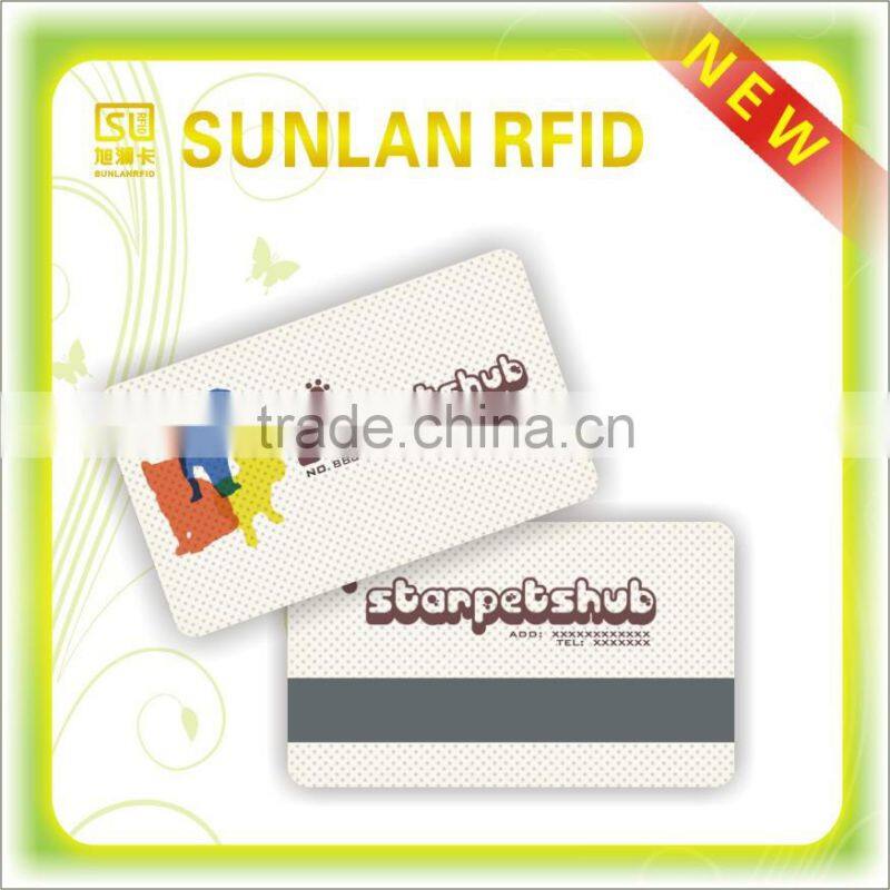 pvc magnetic card