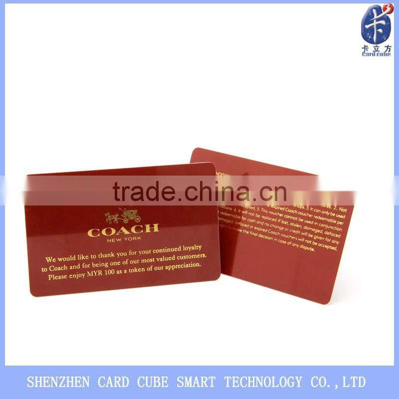 rfid blank pvc card magnetic stripe card