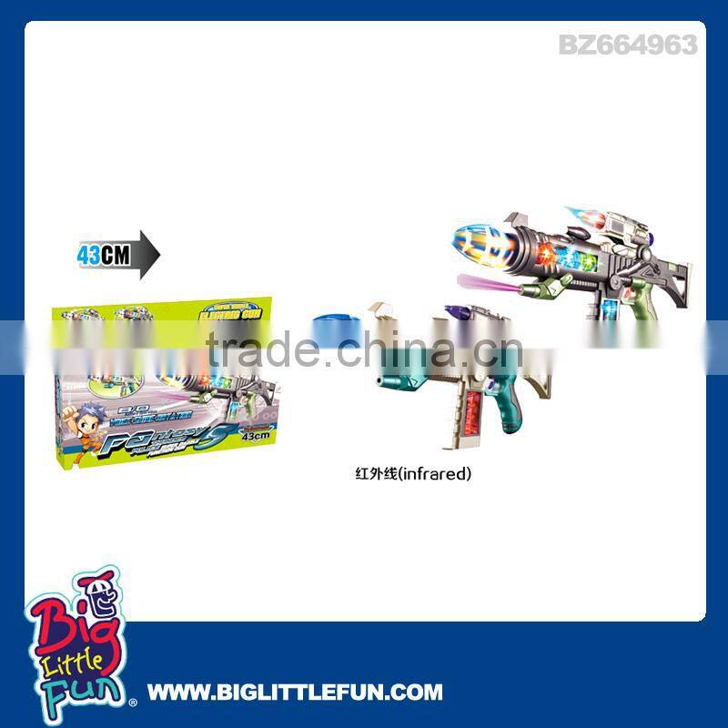 Infrared toy laser guns,battery operated laser sound gun toy
