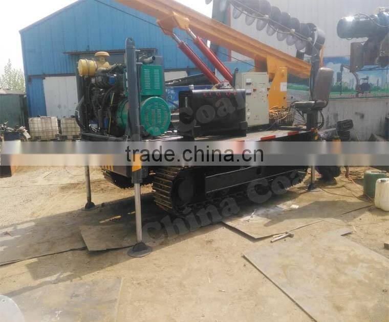 Solar pile driver engineering piling machine
