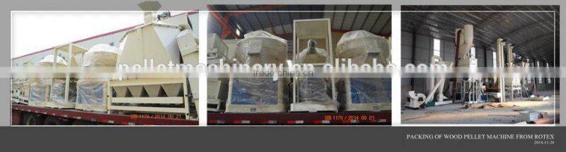 Tree branch pellet making machine with auto lubrication system