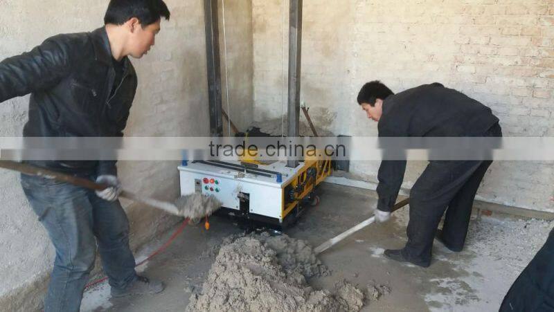 2017 China New Technology Constructions Wall Automatic Cement Plastering Machine for ceiling