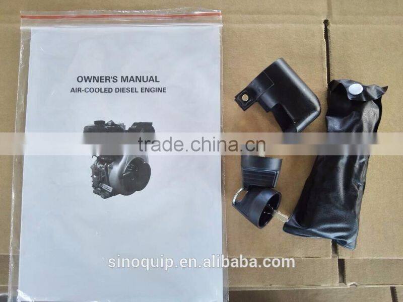 Air-cooled Manual Start 10hp Model 186 Diesel Engine