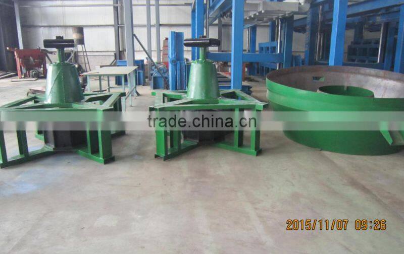 High efficiency wet pan mill for grinding gold ore for mining