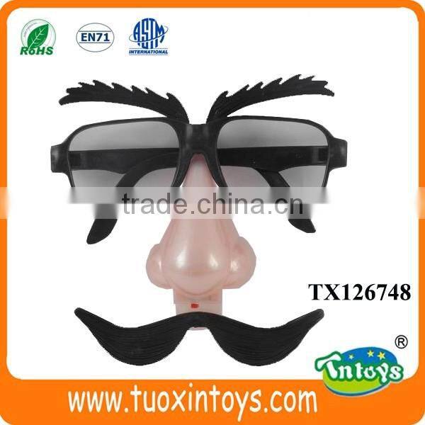 Plastic toy crazy party glasses