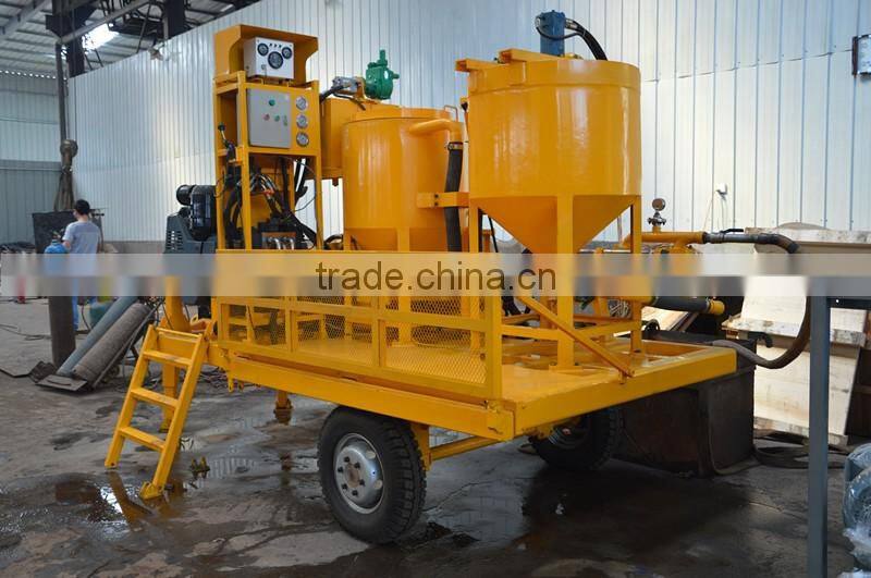 LGP200/300/100PI-D China manufacturer trailer cement grout mixing pump for sale
