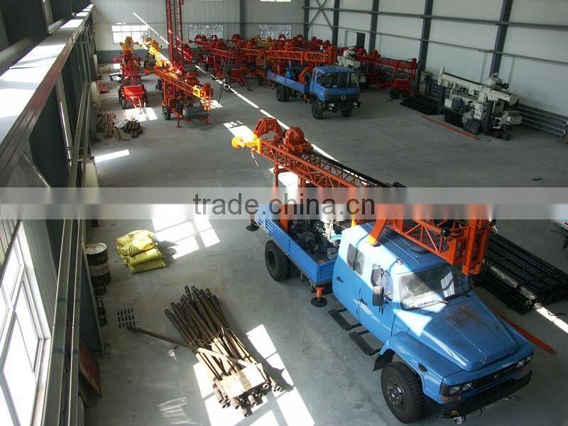 Hydraulic truck mounted water well drilling machine with CE ISO