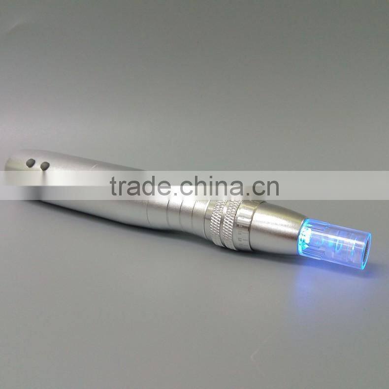 2017 Newest 7 color LED photon therapy electric derma micro needle pen