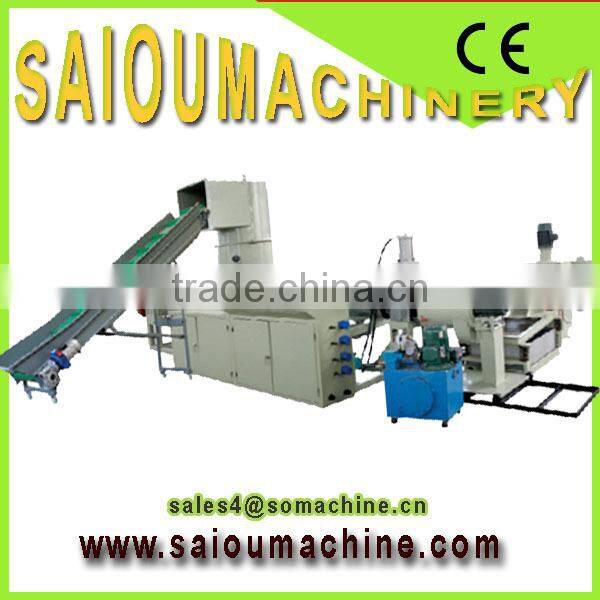 CE plastic granulator HDPE flake pelletizer