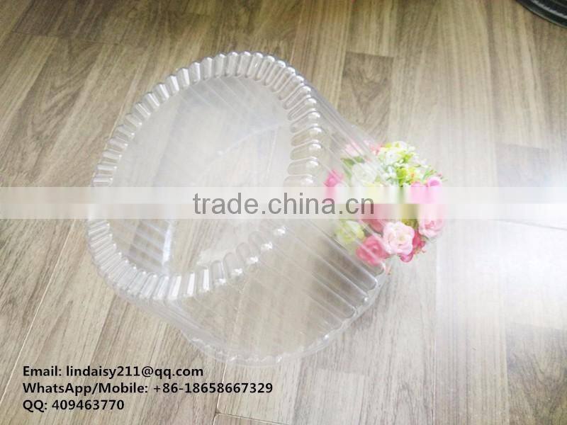 10" inch Accept Custom Order and BOPS Plastic Type plastic birthday cake box
