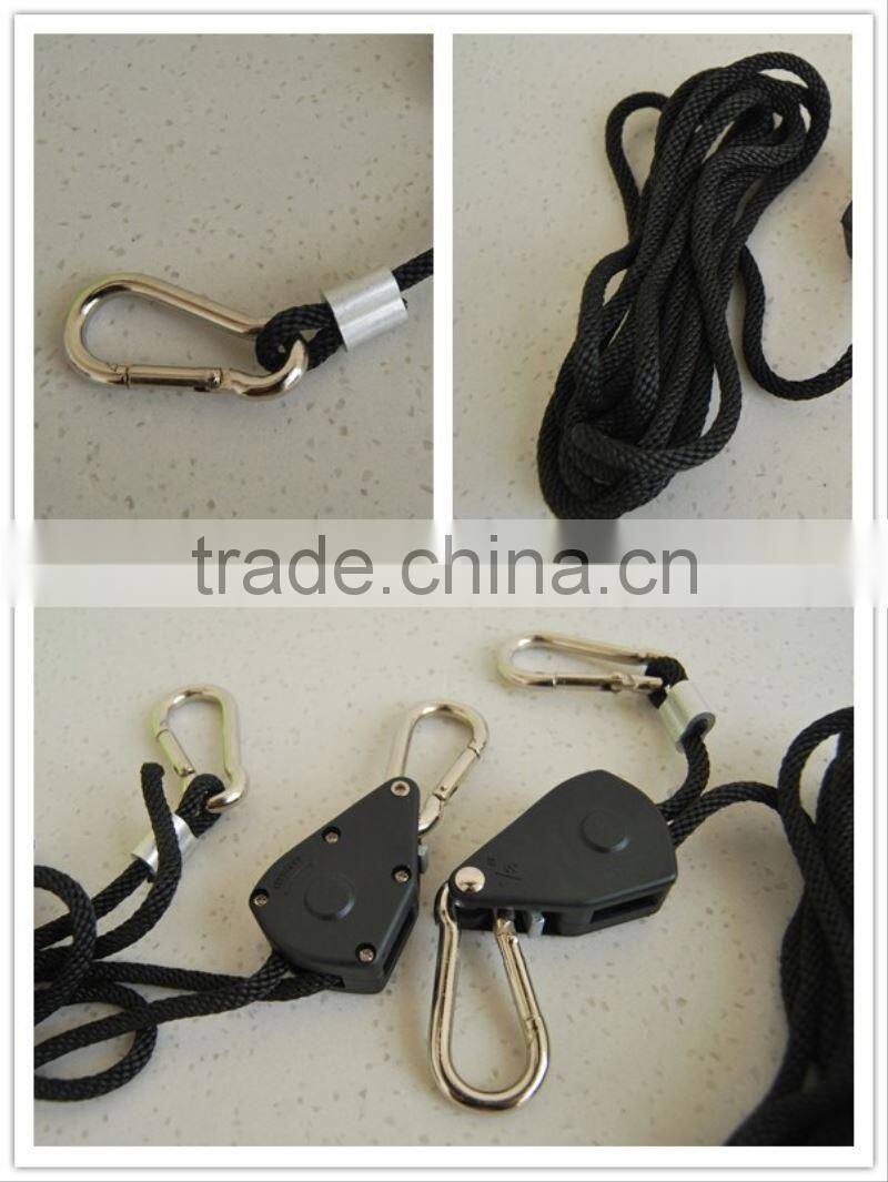 2016 1/8 garden rope ratchet for grow light hood /factory direct sale