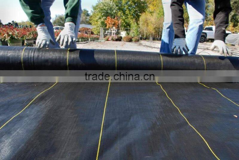 Weed control fabric pp woven weed mat
