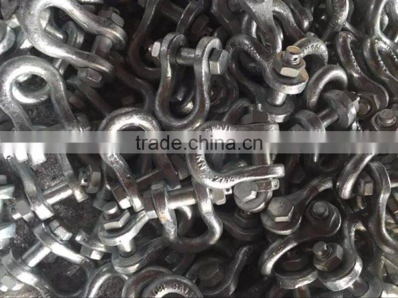 Suspension Forged Galvanized Us Type anchor snap bow Shackle price