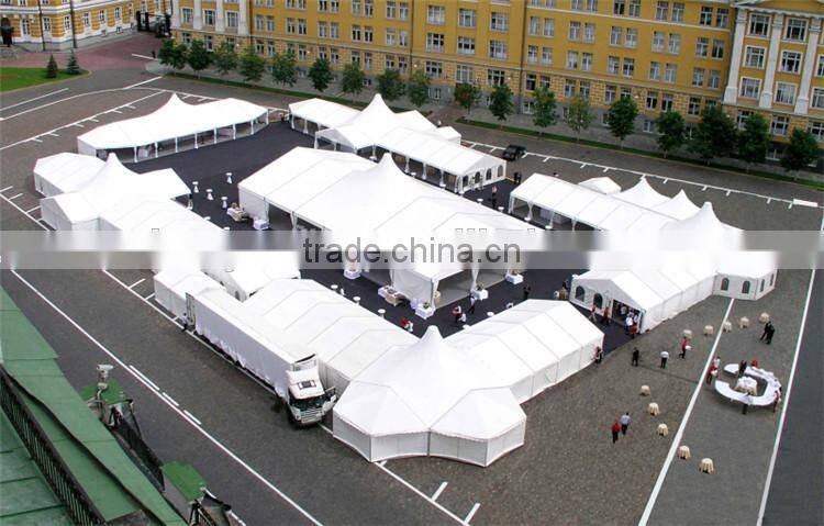Hot sale aluminum frame multi-side event party tent with dome