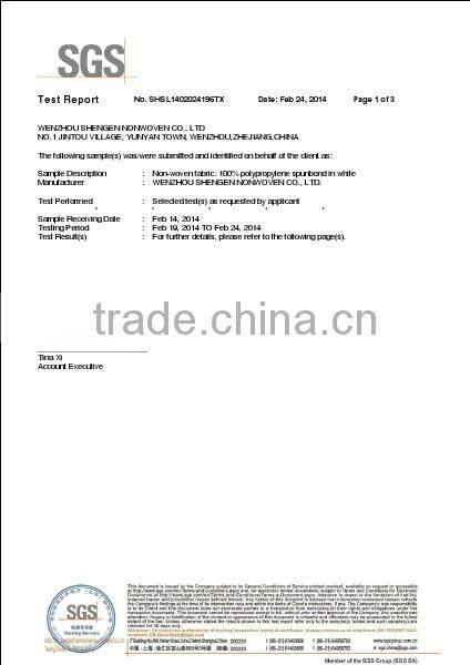 agricultural and garden products -PP spunbonded non woven fabric