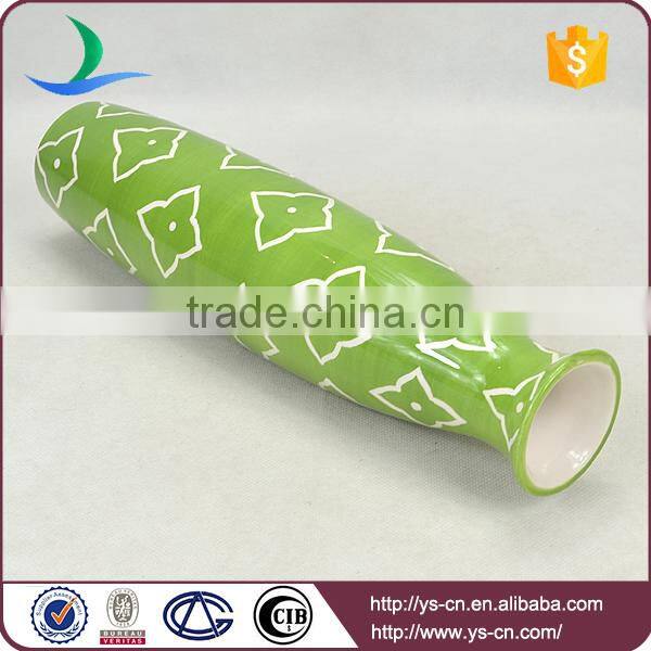 handpaint green antiques china dolomite vase