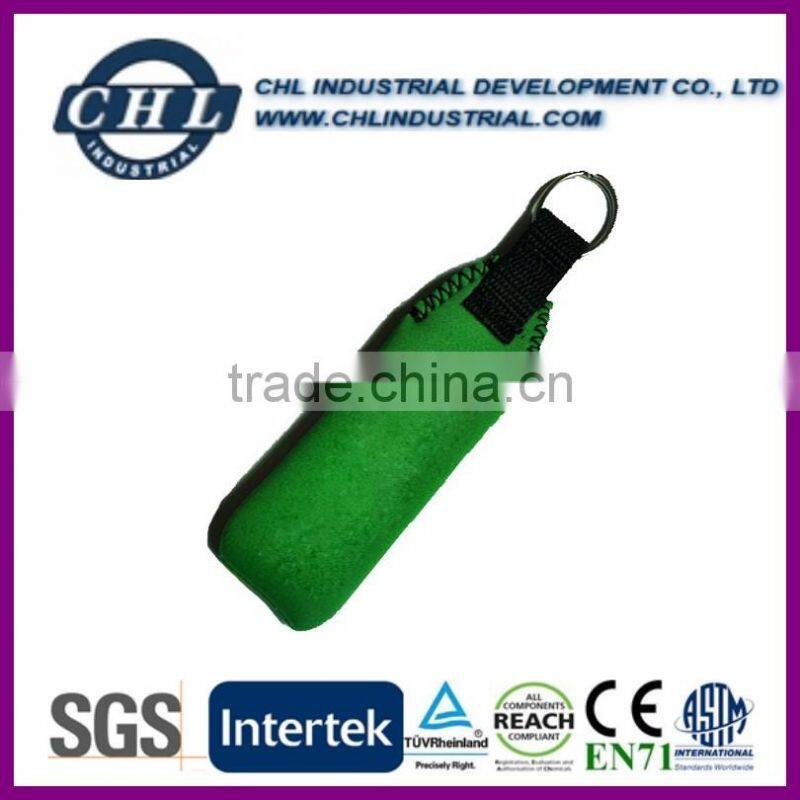 Wholesales Floating neoprene key chain, logo printed neoprene key ring