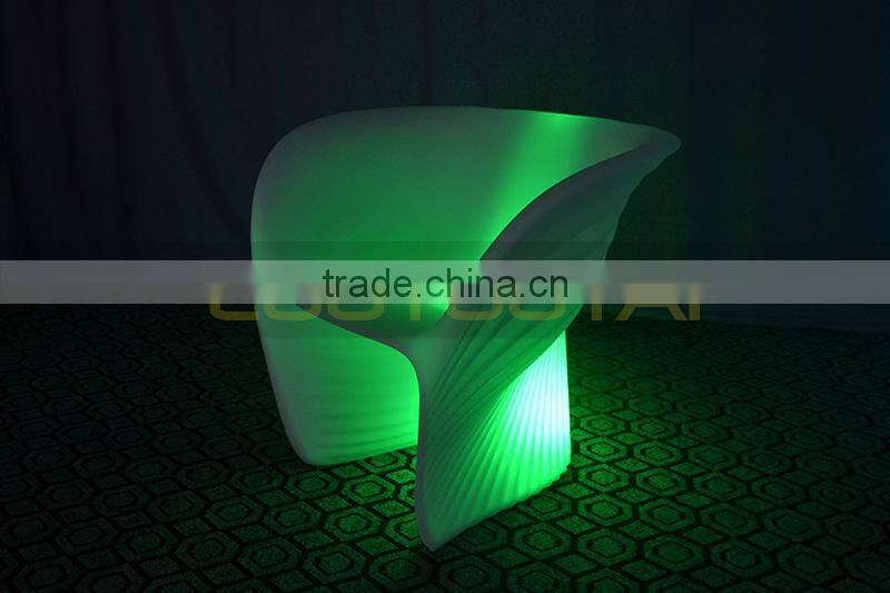 Design from Vondom ---Remote Control LED Chair/ Nightclub Cafe Shop Glow Armchair
