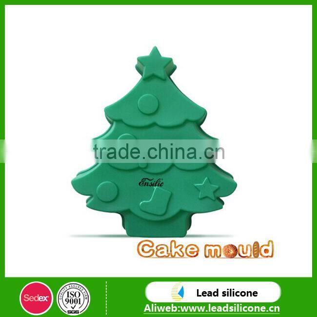 Christmas tree shape jelly Silicone Cake Mould