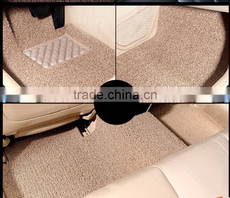 Good quality Car Coil Floor Mat, PVC Vinyl Loop Anti Slip Car Mat Roll,colorful car floor mats