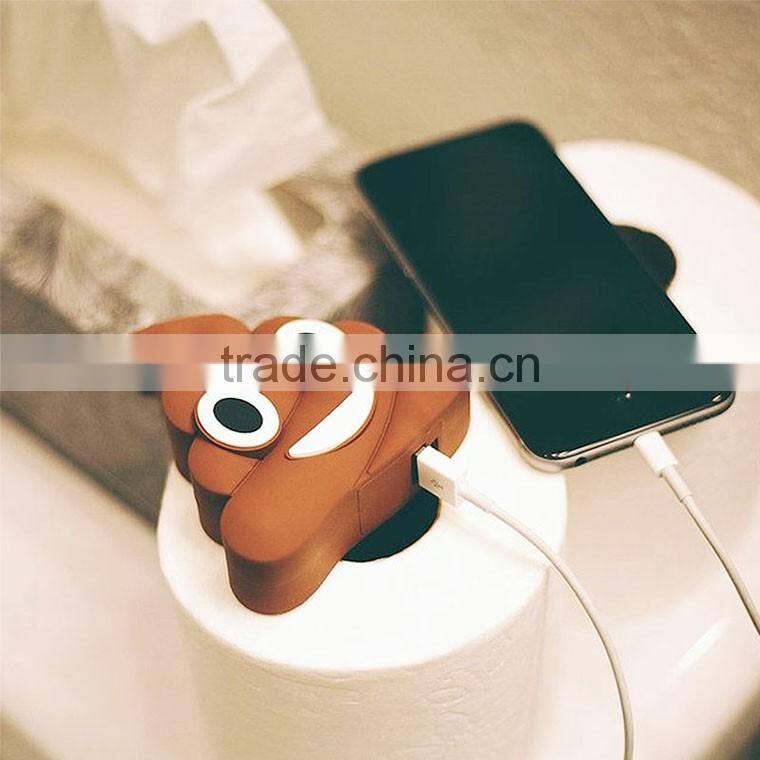 2016 innovative unicorn Emoji Powerbank Mobile Cartoon Cute Power Bank Charger Unicorn Poop OEM Gift Fashion