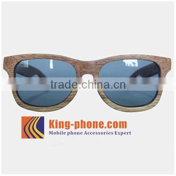 Rainbow wood colorful sunglasses accept laser engraving logo