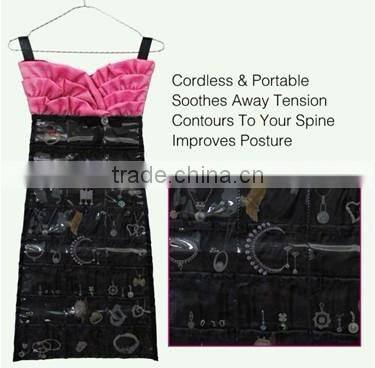 Hanging dress jewelry organizer/hanging jewelry organizer with pockets/foldable hanging jewelry organizer