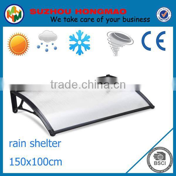 Outdoor Polycarbonate rain canopy awning for window awning or door canopy