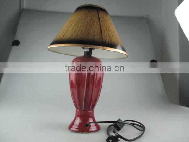 stock wholesale cheap price ceramic base home decoration table lamp for home/hotel decor