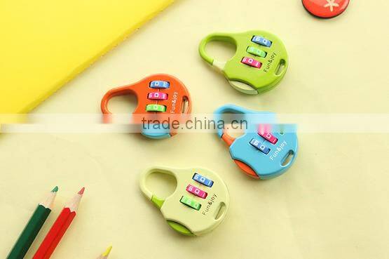 Wholesale stock small order Animal Mini Metal Travel Suitcase Lock