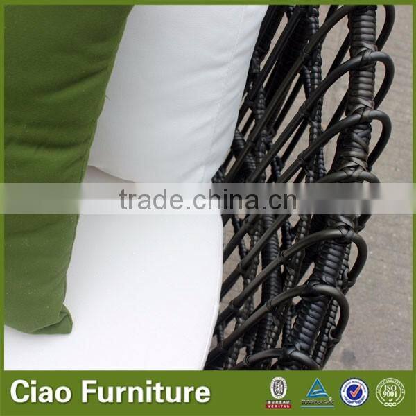 12mm Round Hillow Wicker Sofas Garden Furniture