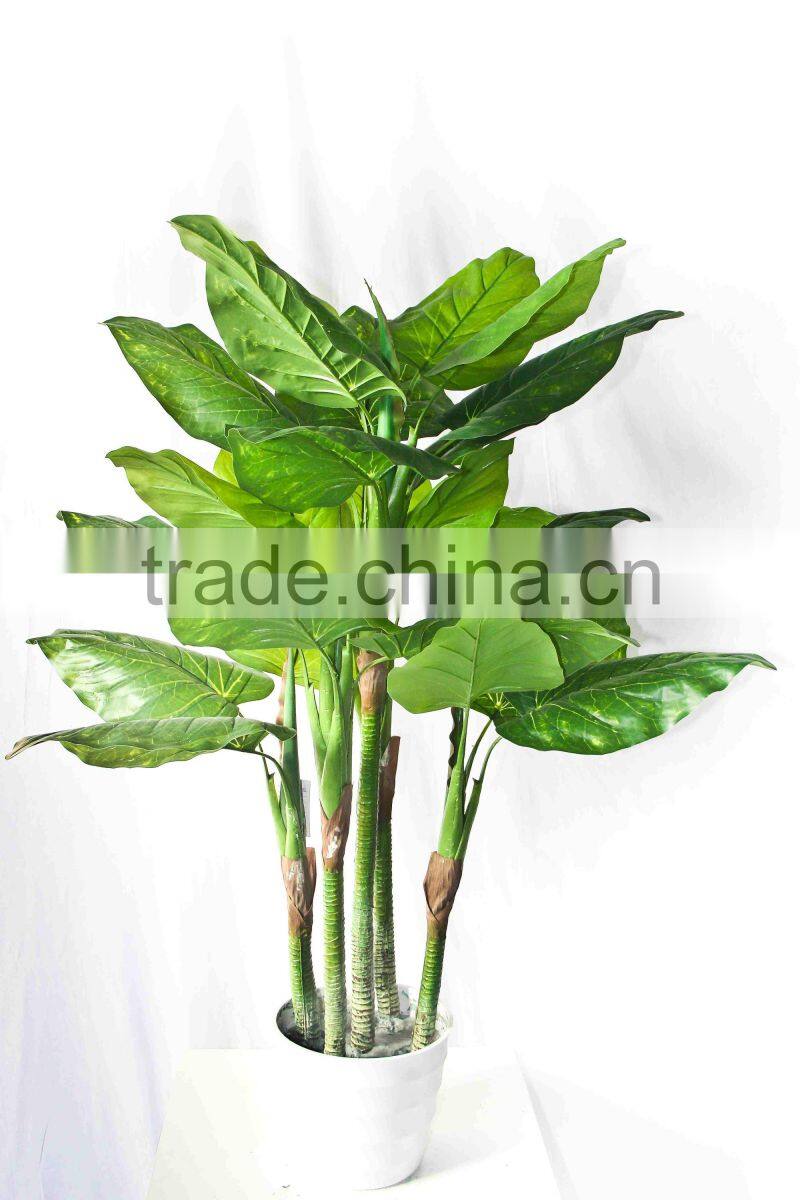 Supply artificial green bonsai plants