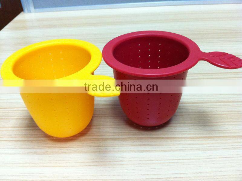 tea cup strainer/silicone teapot infuser