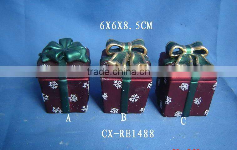 Ceramic Gift Box-Ceramic christmas gift box