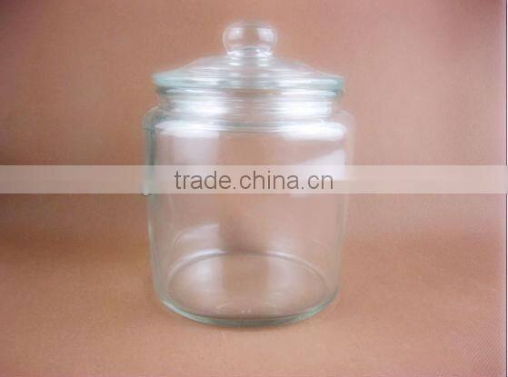 Storage glass jar / clear glass jar