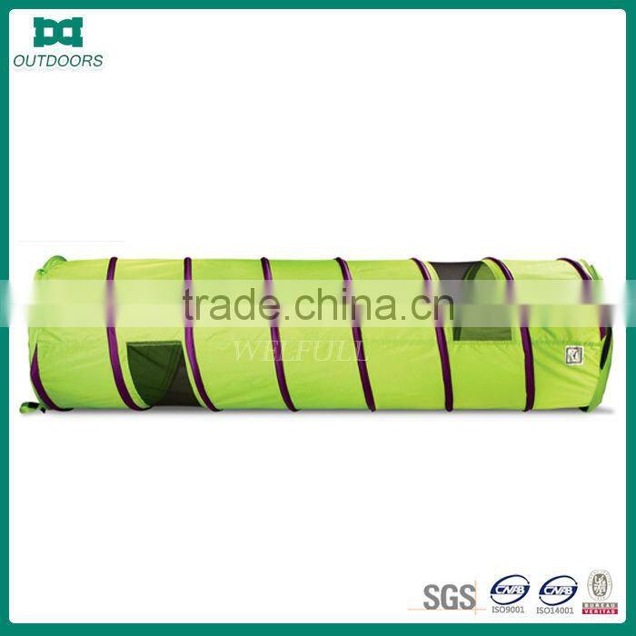 Cheap custom kids play tunnel camping tent