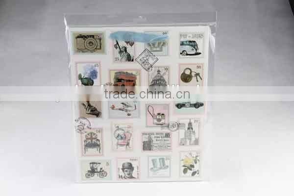 Foldable Gift Bag With Stamp Patterns/ Shopping Bag