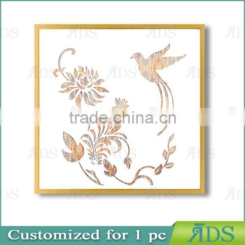Framed Handmade Flower & Bird 3D Wall Art