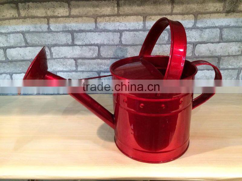 10L Large Capacity Garden Galvanized Steel Watering Can